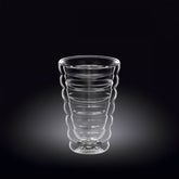 Wilmax Glas mit Doppelwand, 250 ml, 6er Set, WL-888416/A6